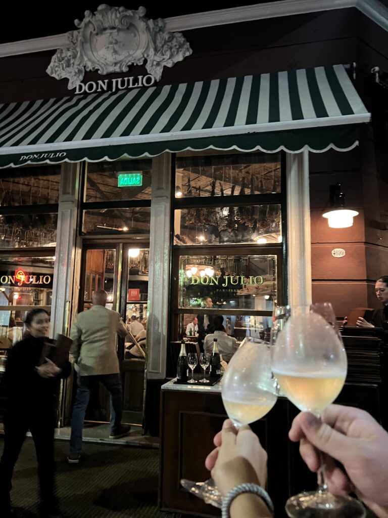 don julio parrilla menu english