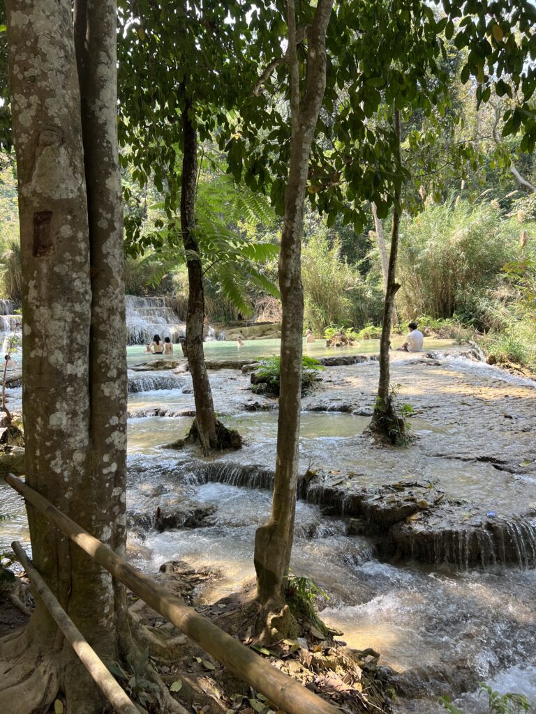 kuang si falls photos