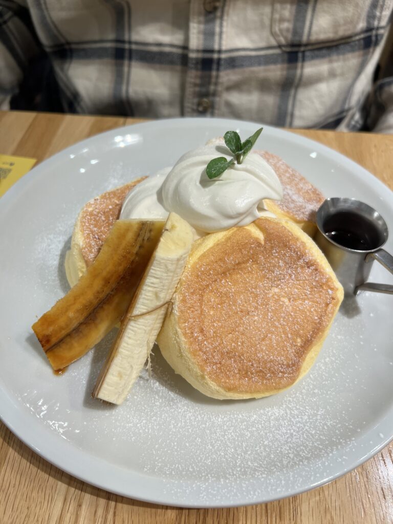 a happy pancake