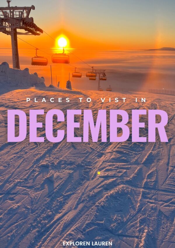 places to travel to in december